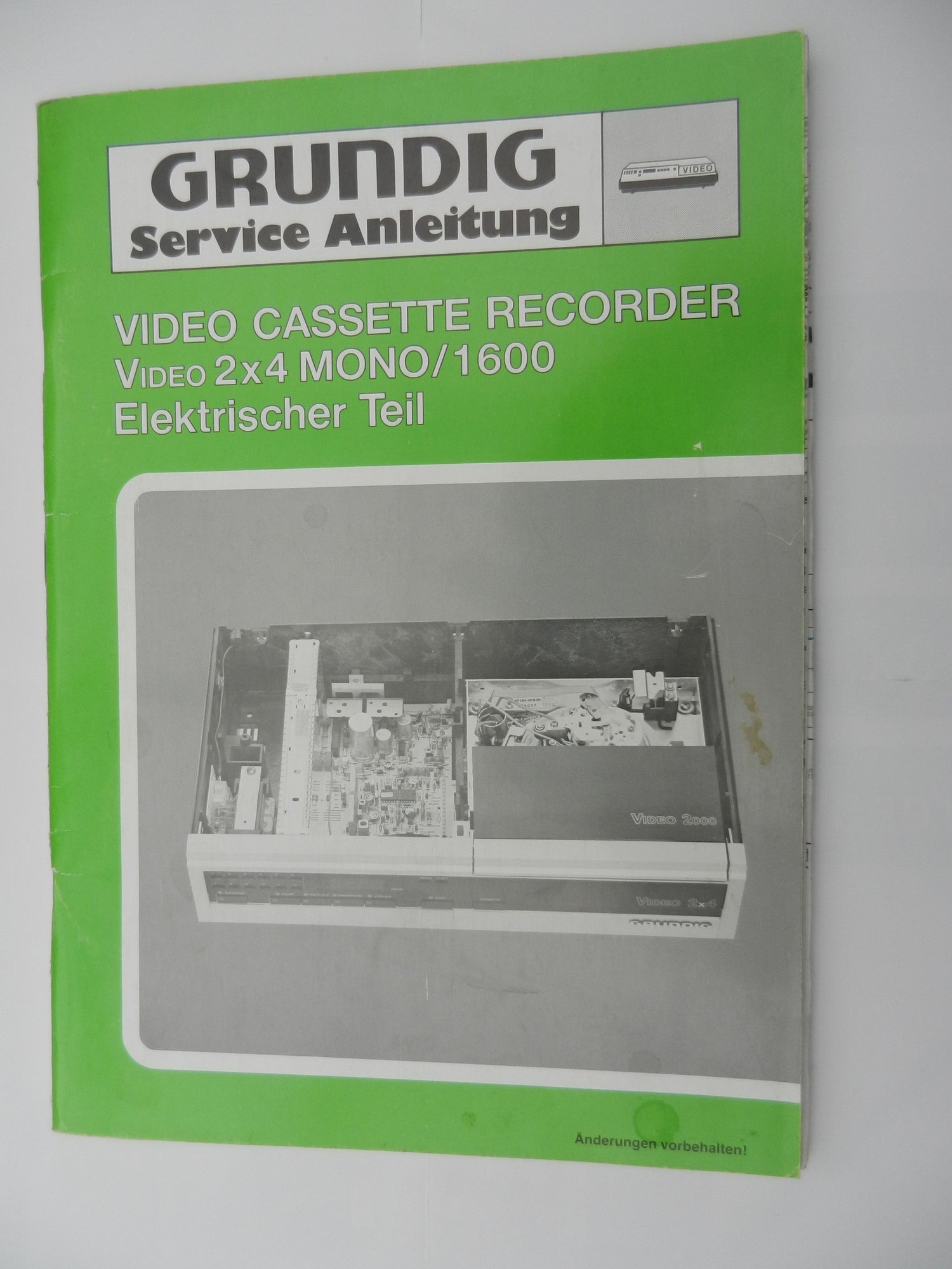 Service Manuals für Videorecorder und DVD von GRUNDIG