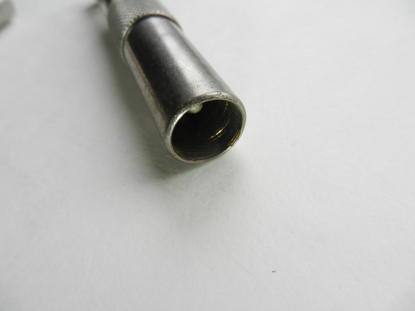 13mm Koax Stecker aus Metall - wenig gebraucht