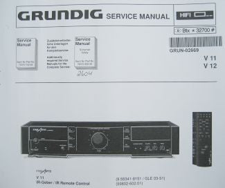 V14 DPL Service Manual für GRUNDIG Hifi Verstärker