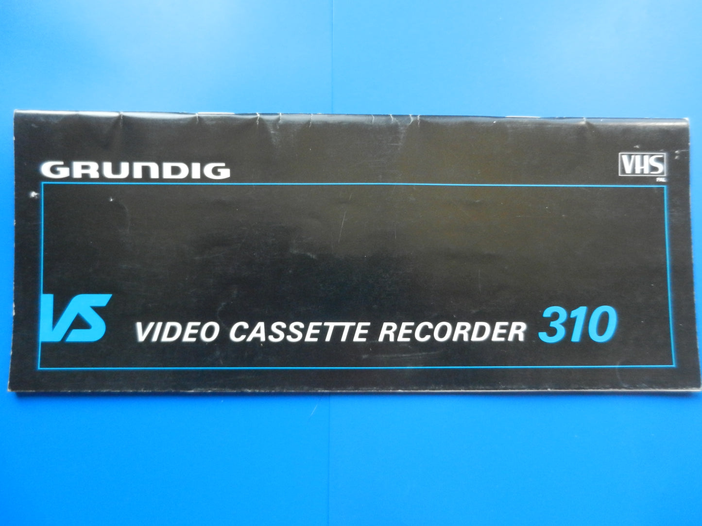 VS310 Bedienungsanleitung für VHS Videorecorder von GRUNDIG