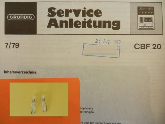 Lämpchen für Tape CBF 20 CBF20 GRUNDIG SET