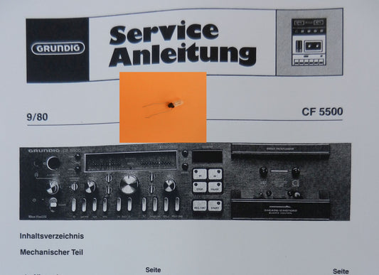 CF 5500 / CF 5500-2 GRUNDIG Impulsgeber Lämpchen