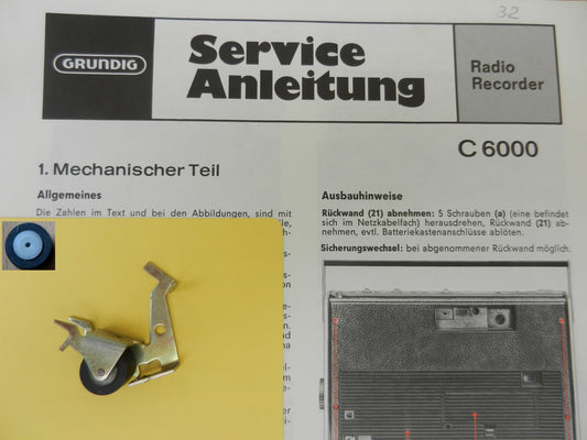 C6000 Tonrolle für Radiorecorder von GRUNDIG