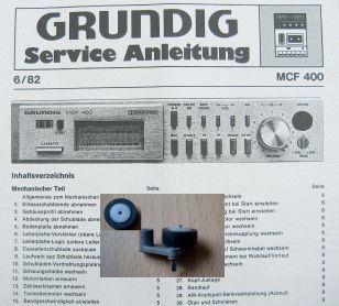 MCF400 Tonrolle für Hifi Cassettendeck von GRUNDIG