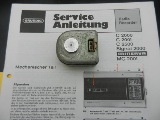 C2000 C2001 C2500 Motor für Radiorecoder von GRUNDIG