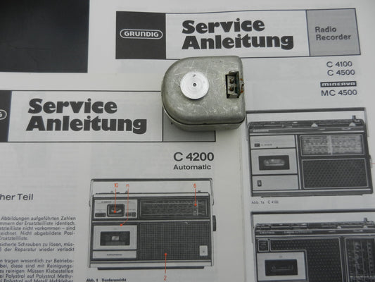 C6200 C6000 C4500 C4200 C4100 Motor für Radiorecoder von GRUNDIG