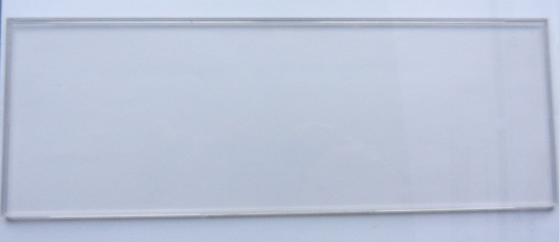 Plexiglasscheibe 285mm x 100,5mm für Radio Weltempfänger von GRUNDIG