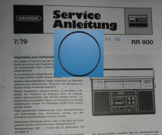 RR800 RR820 Antriebsriemen GRUNDIG