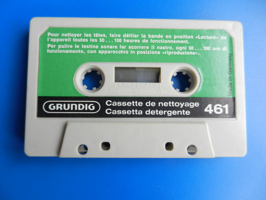 Reinigungscassette für Audio Cassettenrecorder von GRUNDIG