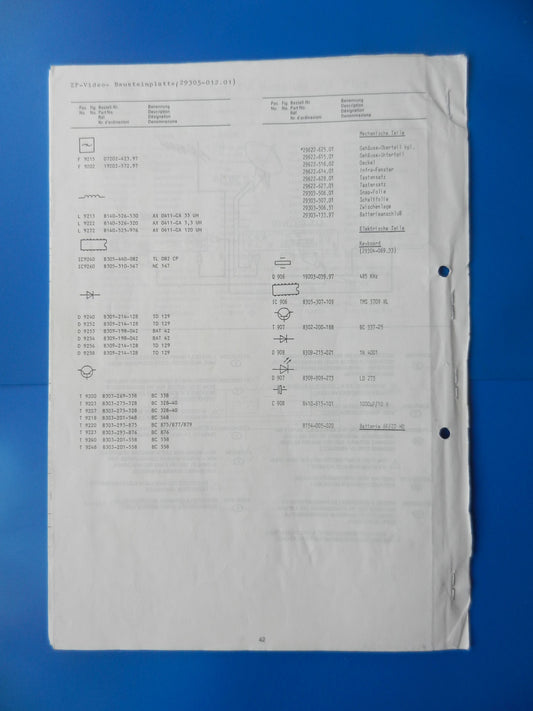 STR201 plus Service Manual für GRUNDIG SAT Receiver mit Motor